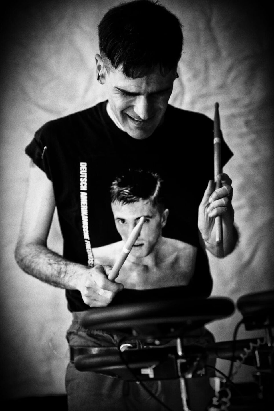 Matteo Bosi, Live drumming, E-Drum, elecronic drums, Frasco