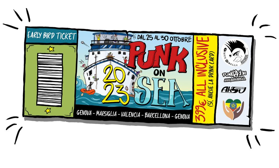 ZUG, Punk on Sea Vol.3. Crociera, Cruise, Teste Ribelli Records, Punkadeka, Arsu Paddles